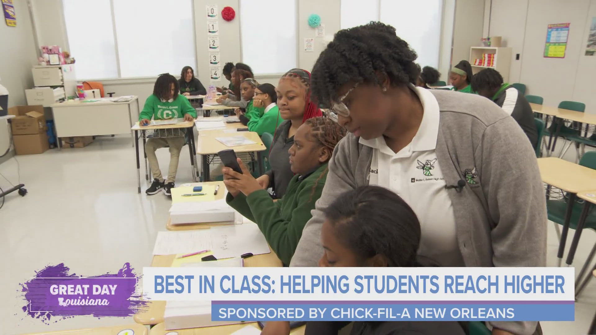 Meet the students and co-workers who say Mrs. Jackson of Walter L. Cohen High School goes above and beyond to help kids succeed.