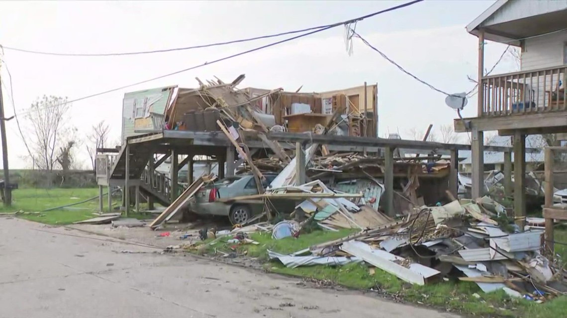 Aftermath of Hurricane Ida in Houma | wwltv.com