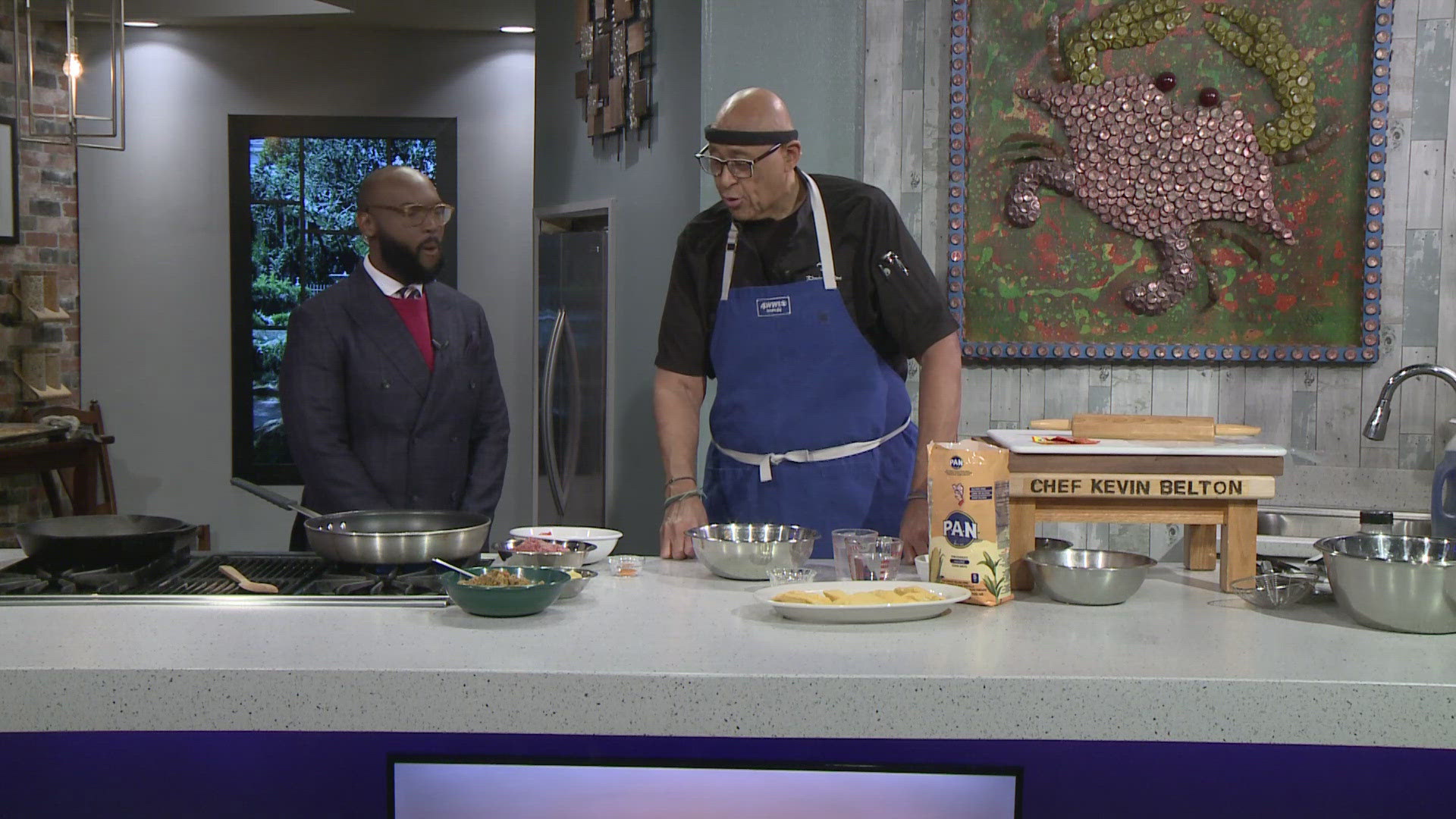 Chef Belton is cooking it up in the WWL Louisiana kitchen.