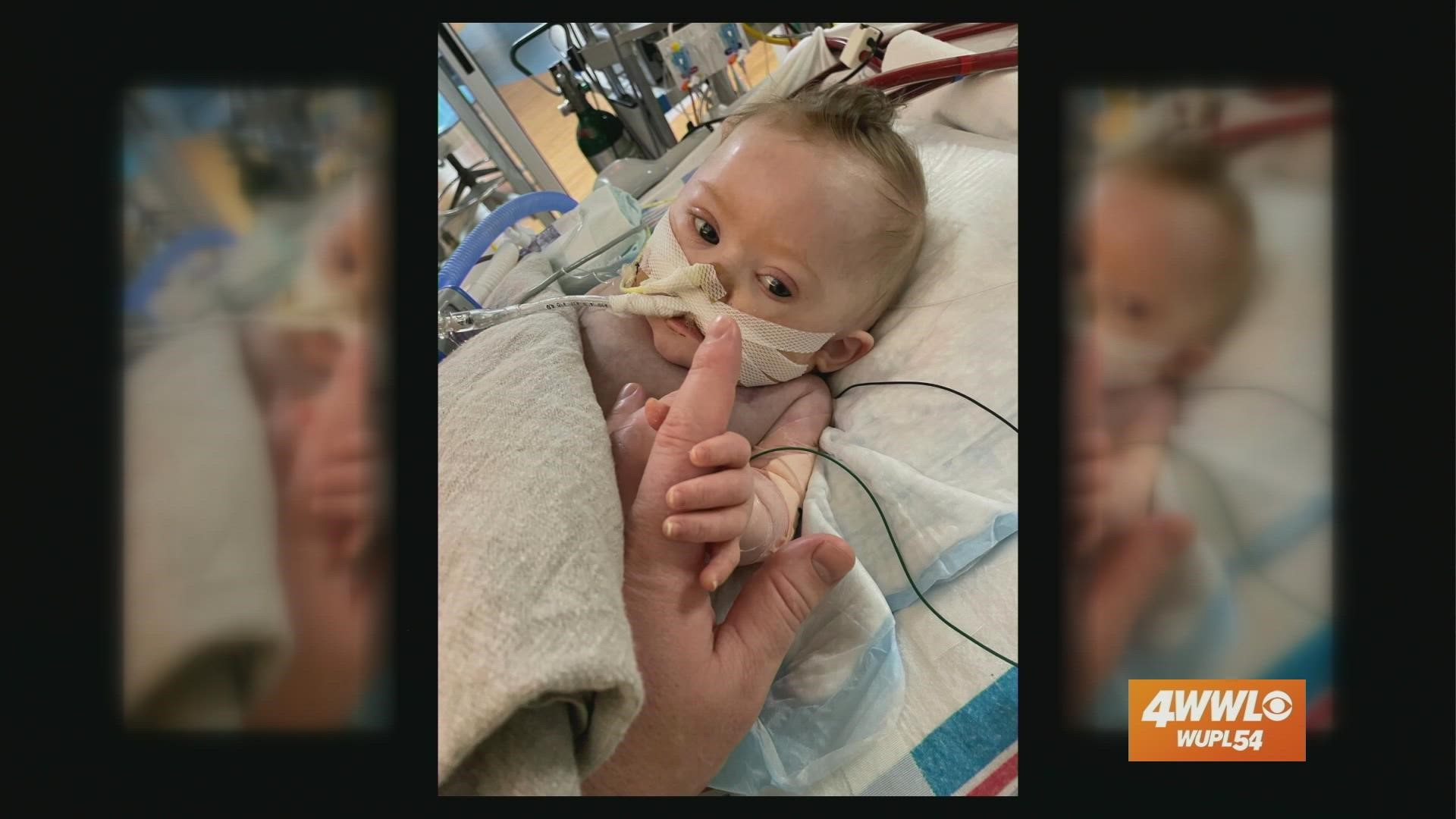 At seven months, Everett Mark McGregor passed away. But his family decided to make this Thanksgiving special in his honor.