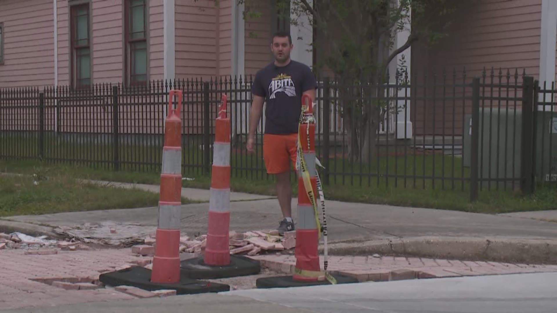 It might not look like much to some, but neighbors say a torn-up crosswalk is causing major problems. Especially when that debris becomes airborne. 