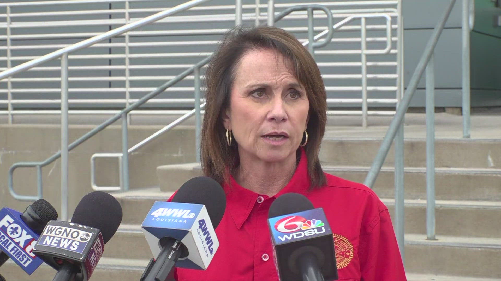 AG Murrill answered questions after touring the Orleans Justice Center where 10 inmates escaped. She also talked about the consent decree, conditions, and more.