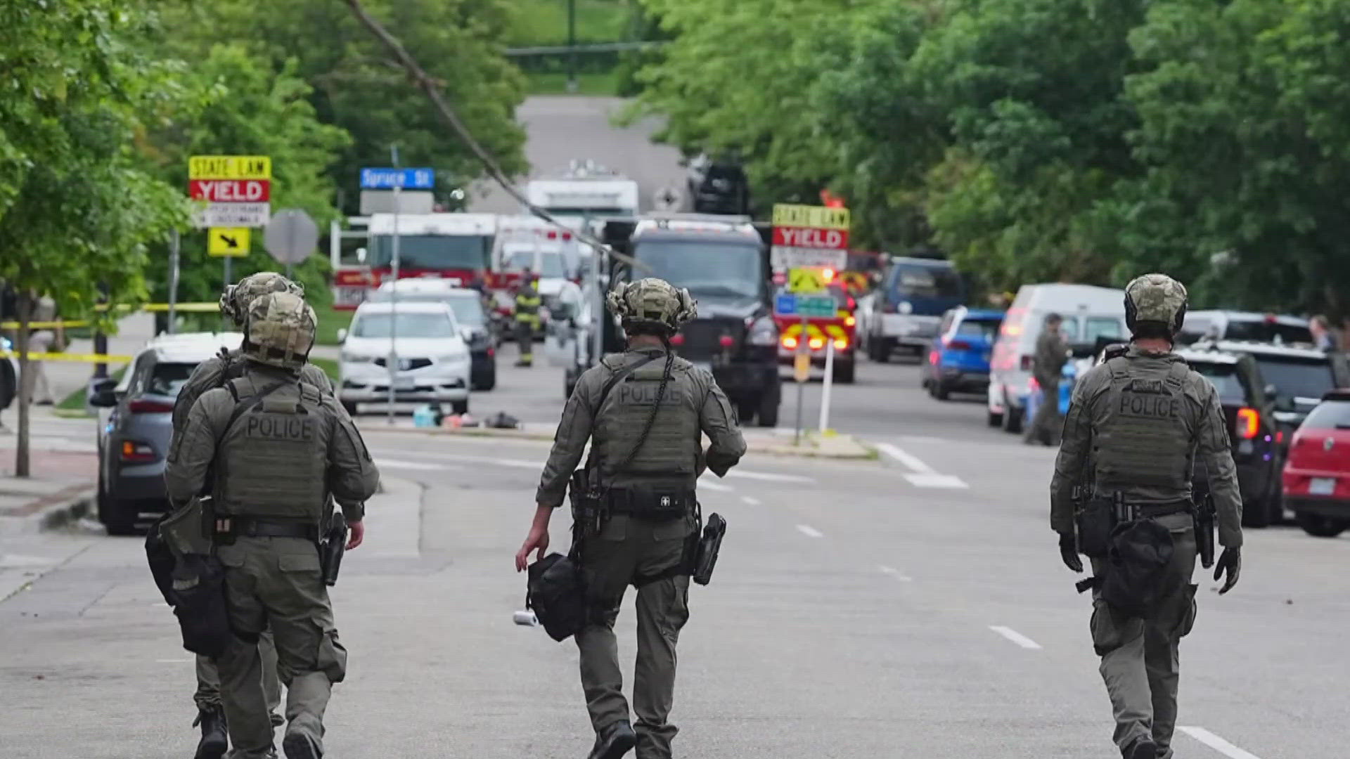 New cell phone video shows what the FBI is calling a 'targeted terror attack' in Boulder, Colorado.
