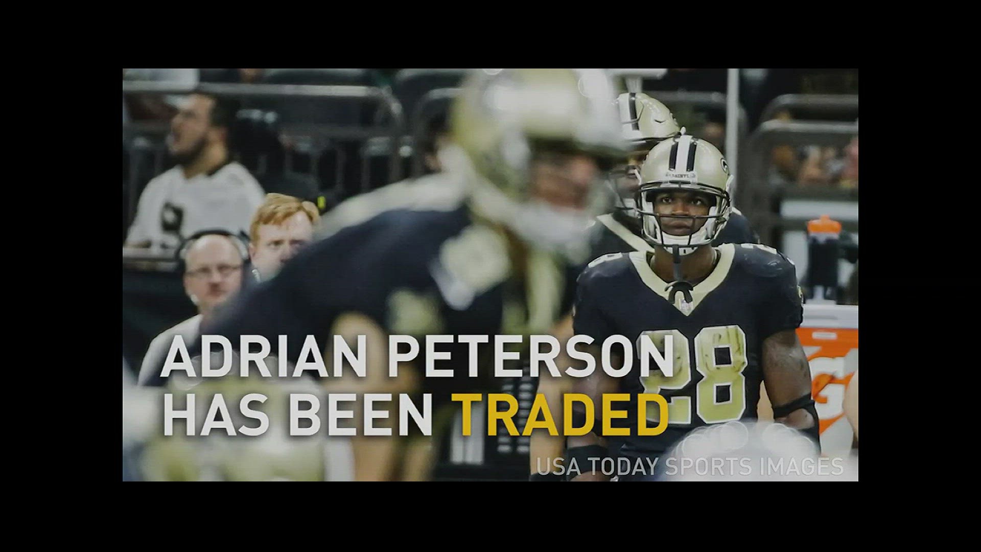 The Saints traded future hall of fame running back Adrian Peterson to the Arizona Cardinals.