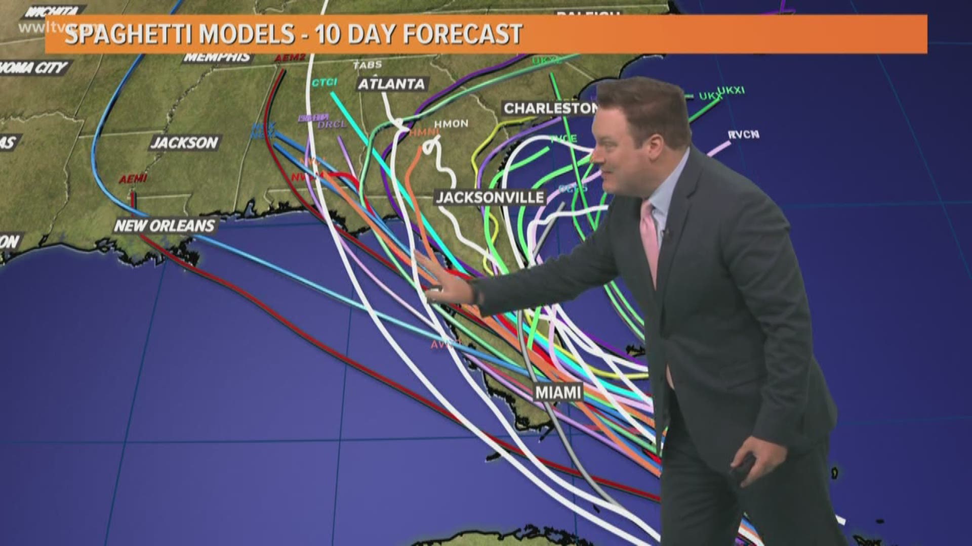 Meteorologist Chris Franklin gives you the latest update on Invest 95. The storm could bring rain to New Orleans over the weekend.