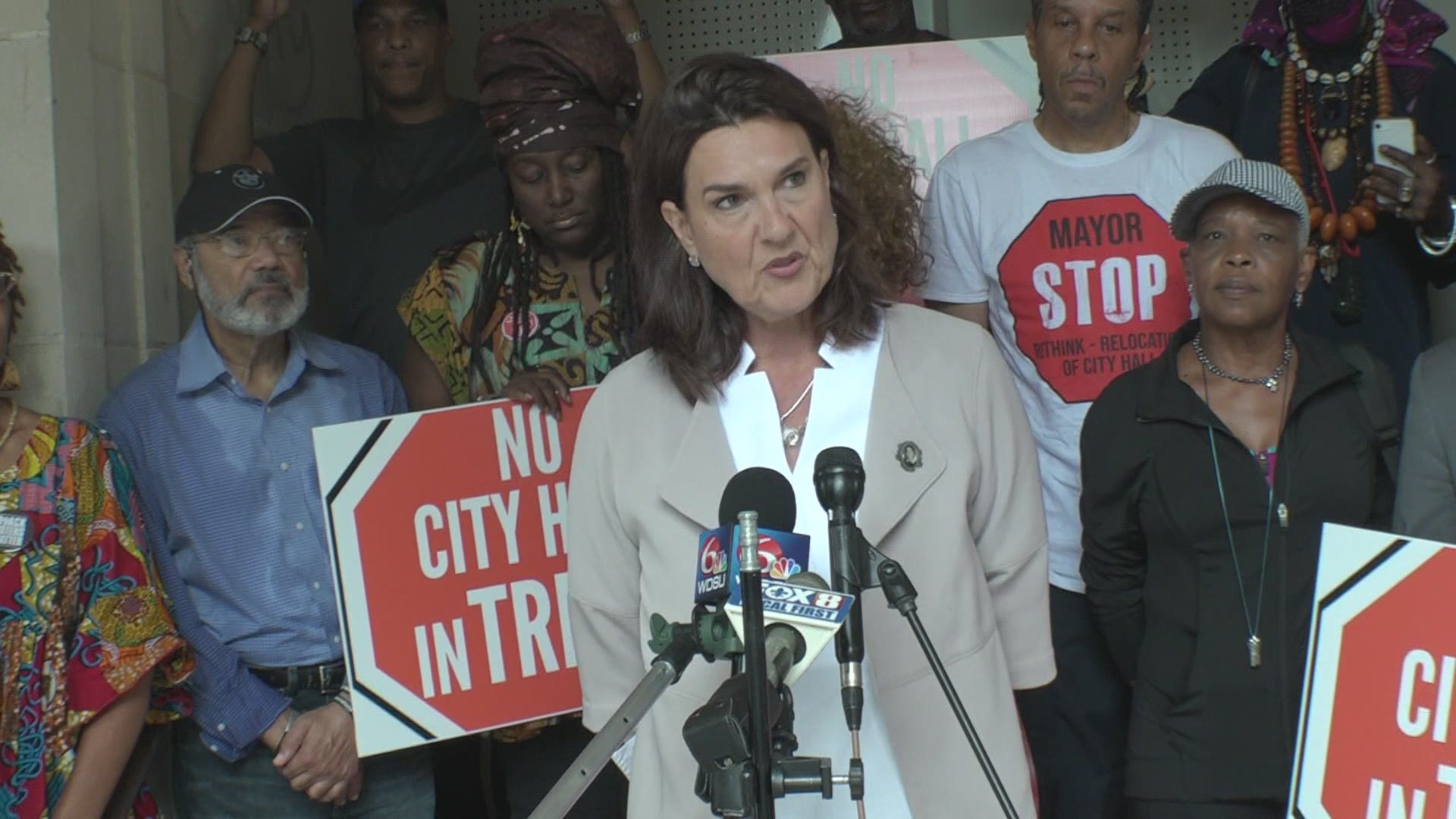 Councilwoman Palmer joins Treme residents in the fight of what to do with the Municipal Auditorium.