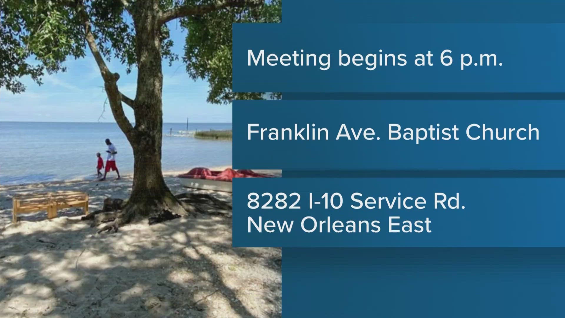 The City of New Orleans is back to discussing plans to restore Lincoln Beach.