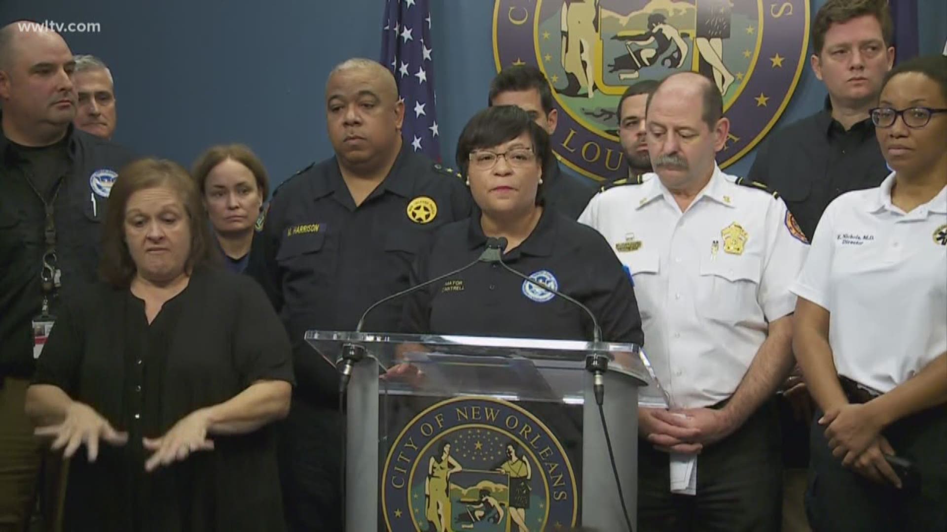 New Orleans Mayor LaToya Cantrell says voluntary evacuations have been issued for those in the Venetian Isles, Lake Catherine and Irish Bayou areas. Those areas are outside of the flood protection system.