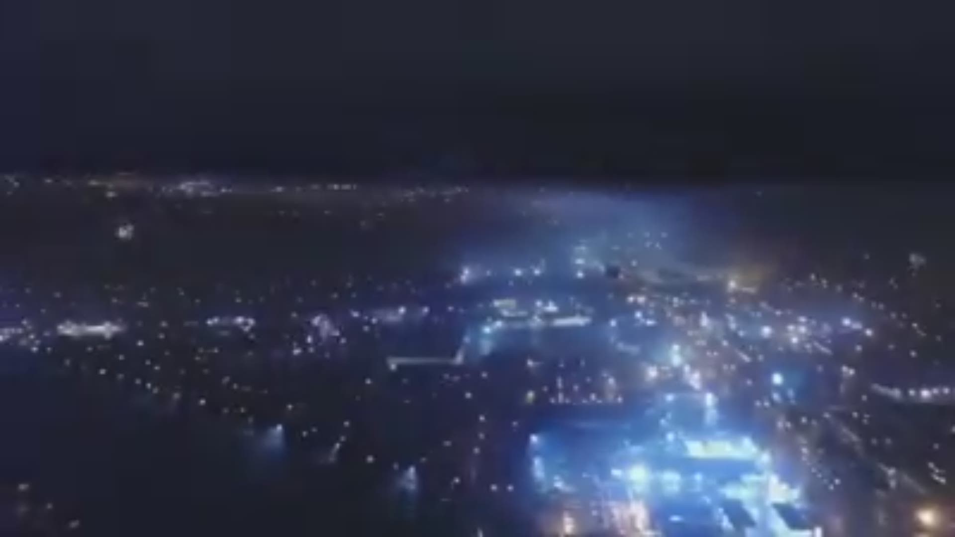 Watch what happens thirty seconds into the drone footage of New Orleans at midnight (courtesy of Andrew Morales).