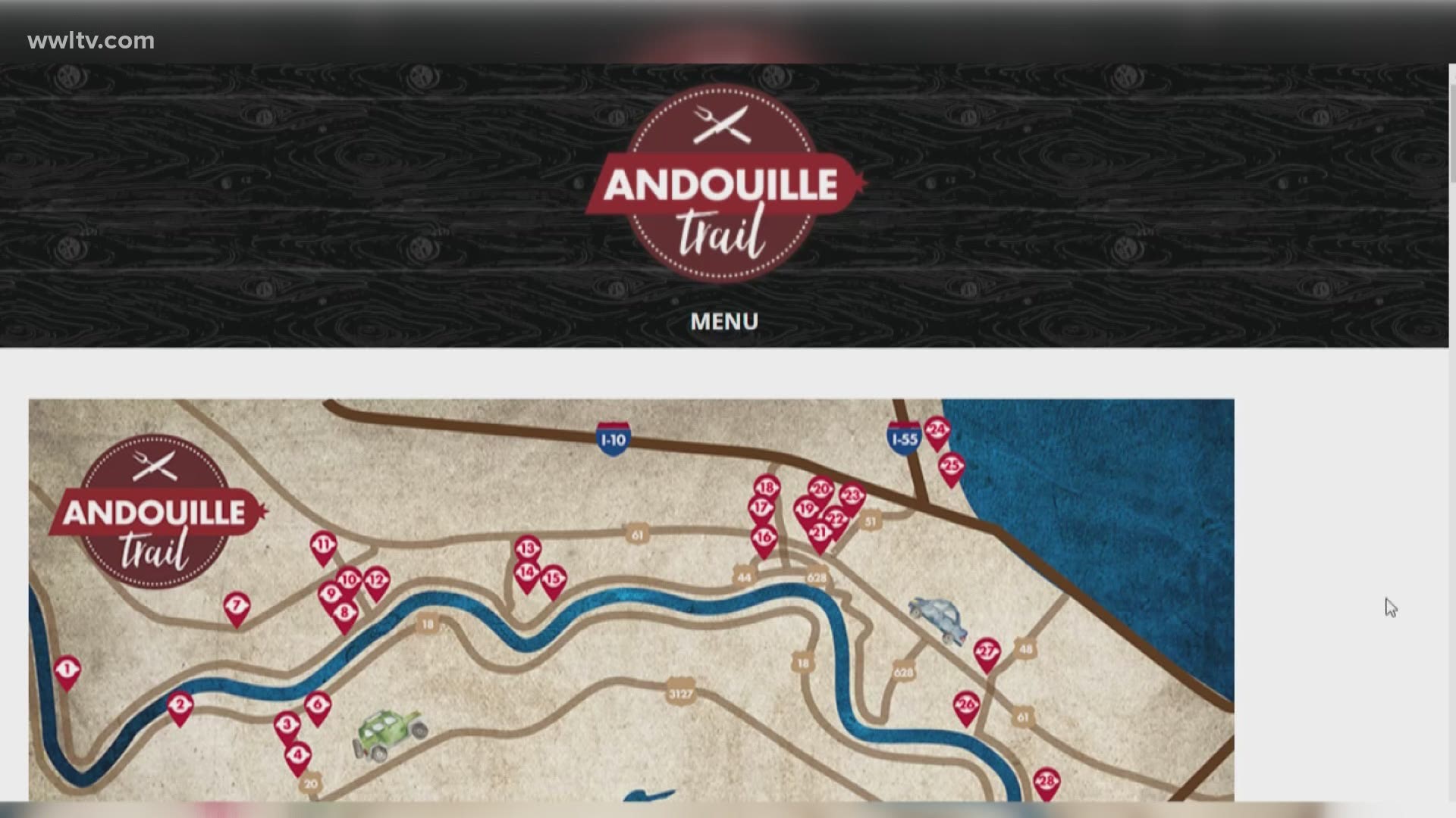 Similar to the Golf trails, there is now an Andouille trail showing you where to get the best andouille - even if you want it shipped online.