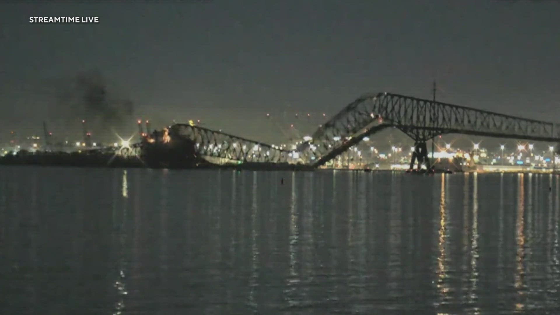 A massive vessel collided with the Francis Scott Key Bridge in Baltimore. The 1.6-mile-long, four-lane bridge crumbled after impact