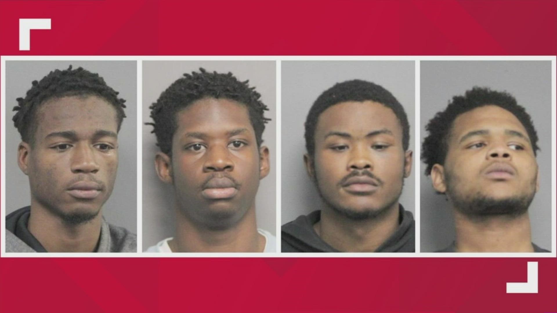 The four men allegedly shot and killed 21-year-old Jemond Cador on Dec. 6 in his apartment in the 200 block of Wright Avenue, the report said.