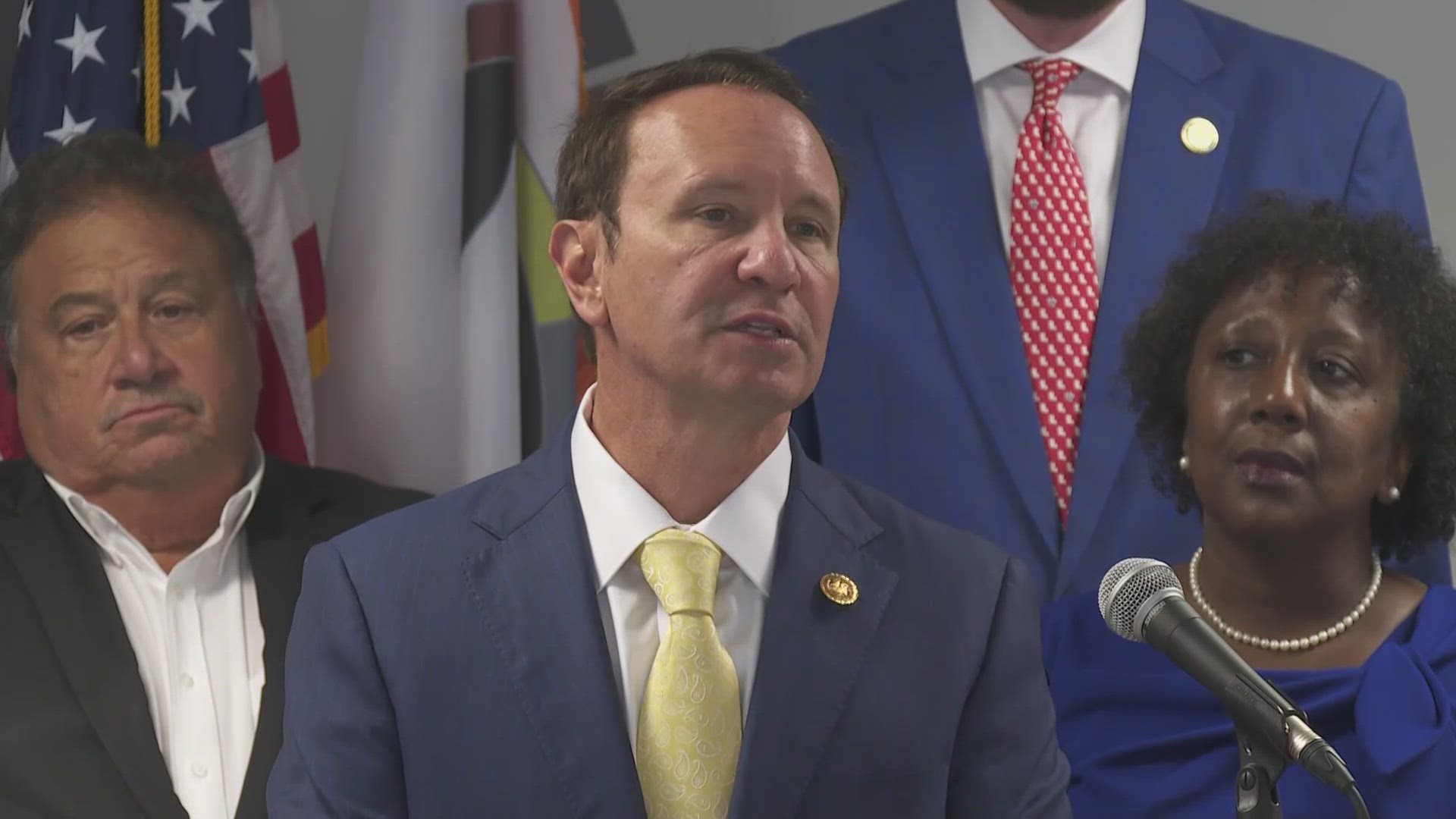 Attorney General Jeff Landry says the extreme hikes in flood insurance is driving people out of the state.