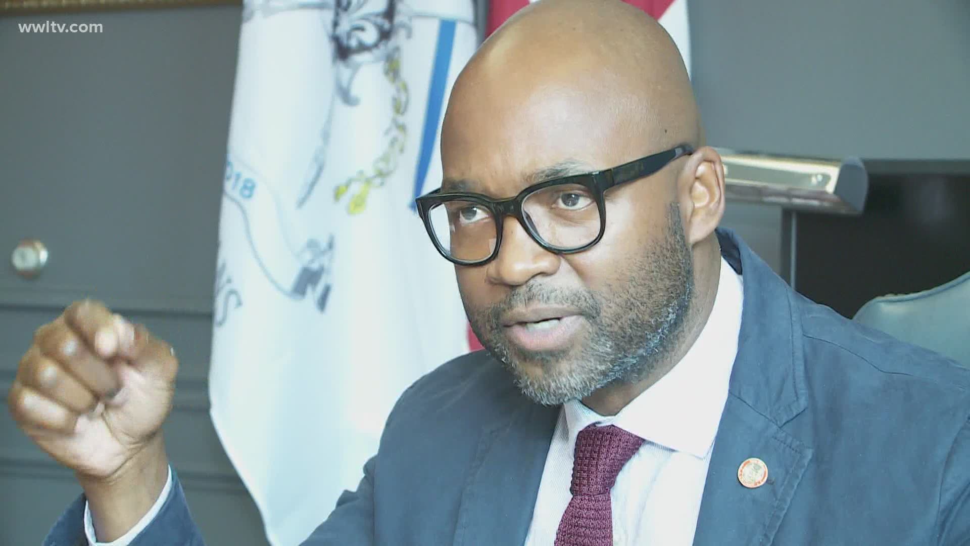New Orleans Councilman and candidate for the city District Attorney seat addresses a recently discovered federal investigation into his tax filings.