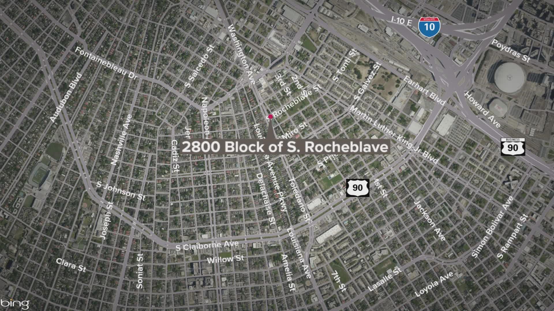 One man is dead after the double shooting on South Rocheblave Street.