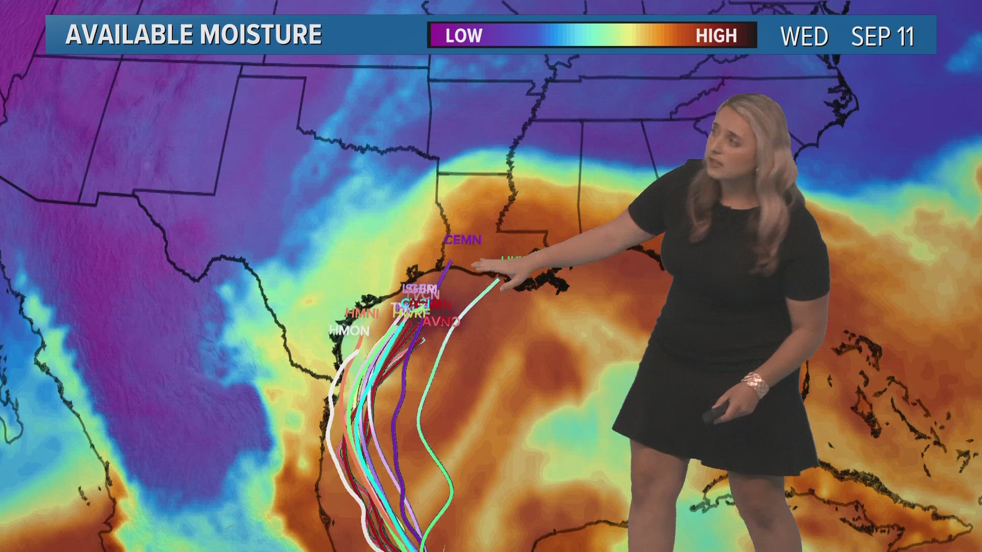 Invest 91 looks to bring Gulf Coast heavy rain and breezy conditions this week