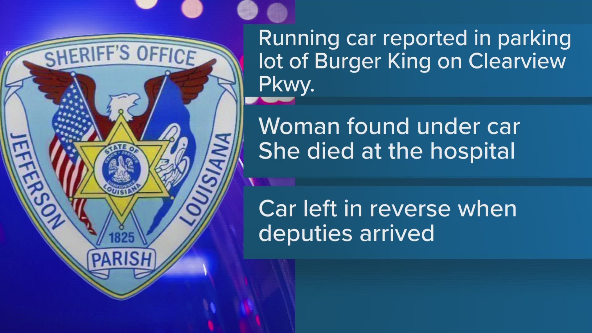 Deputies say they responded to a call around 10:00 am, about an unoccupied running vehicle, in the parking lot of a business.