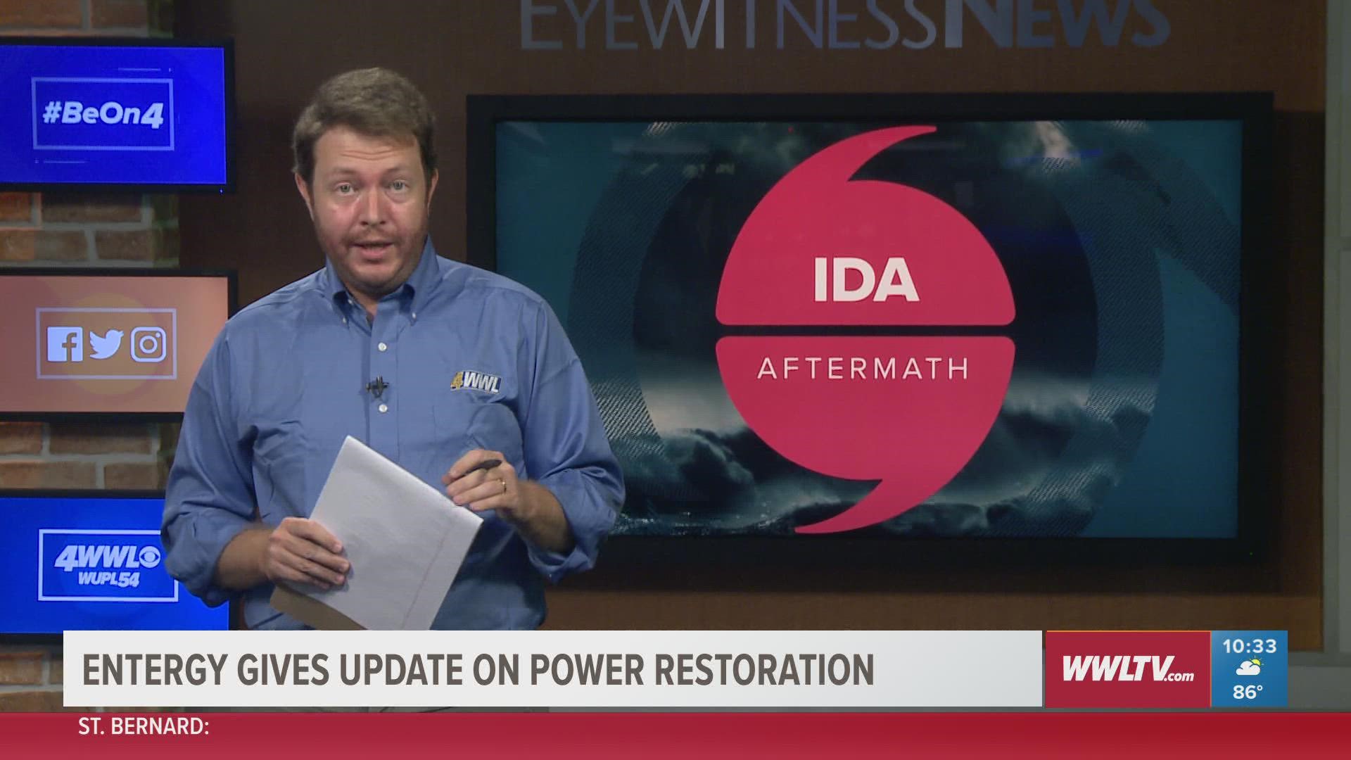 There are still many people without power, but power is slowly restoring to many customers impacted by Hurricane Ida.