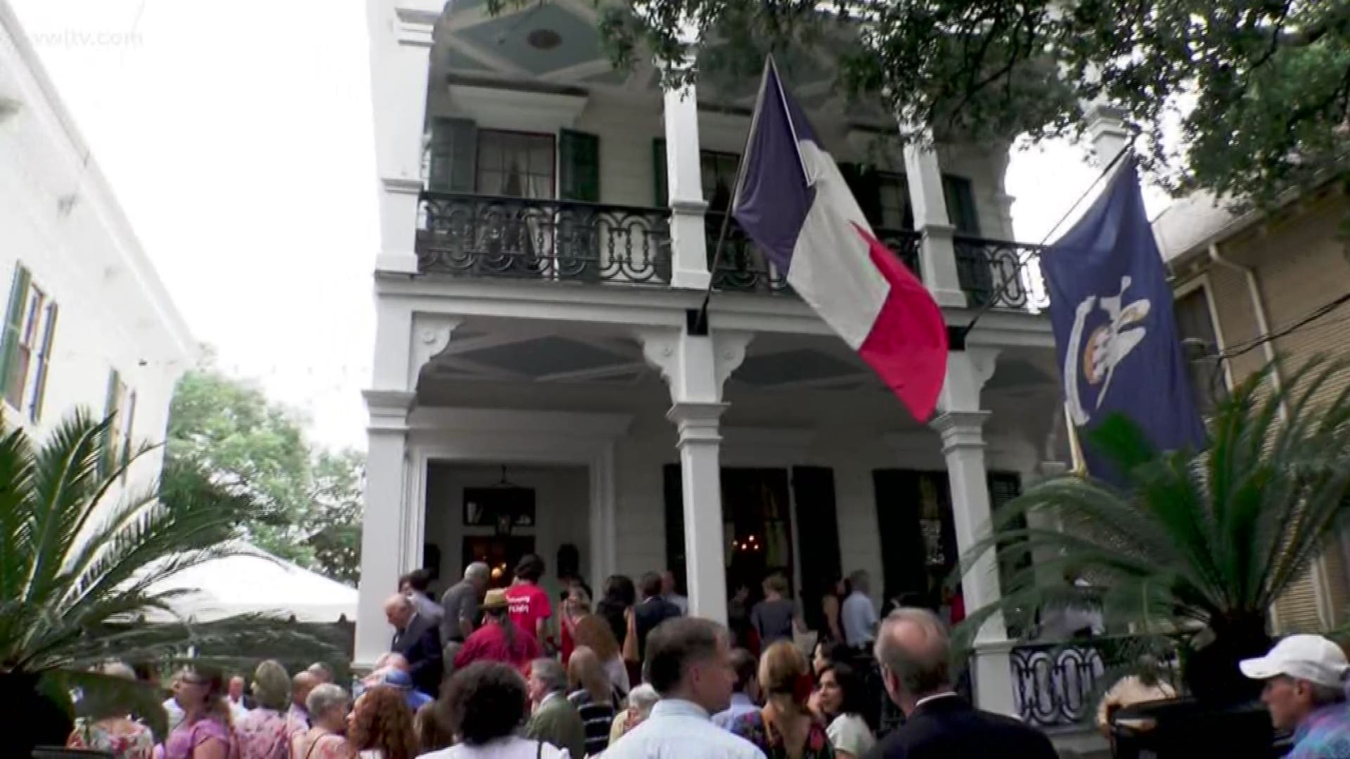 French Ambassador to the United States, Philippe Etienne, visited Degas House in New Orleans on July 15 to celebrate the painter's 185th birthday and recognize the local landmark as one of the "Maisons des Illustres," or important French cultural sites.
