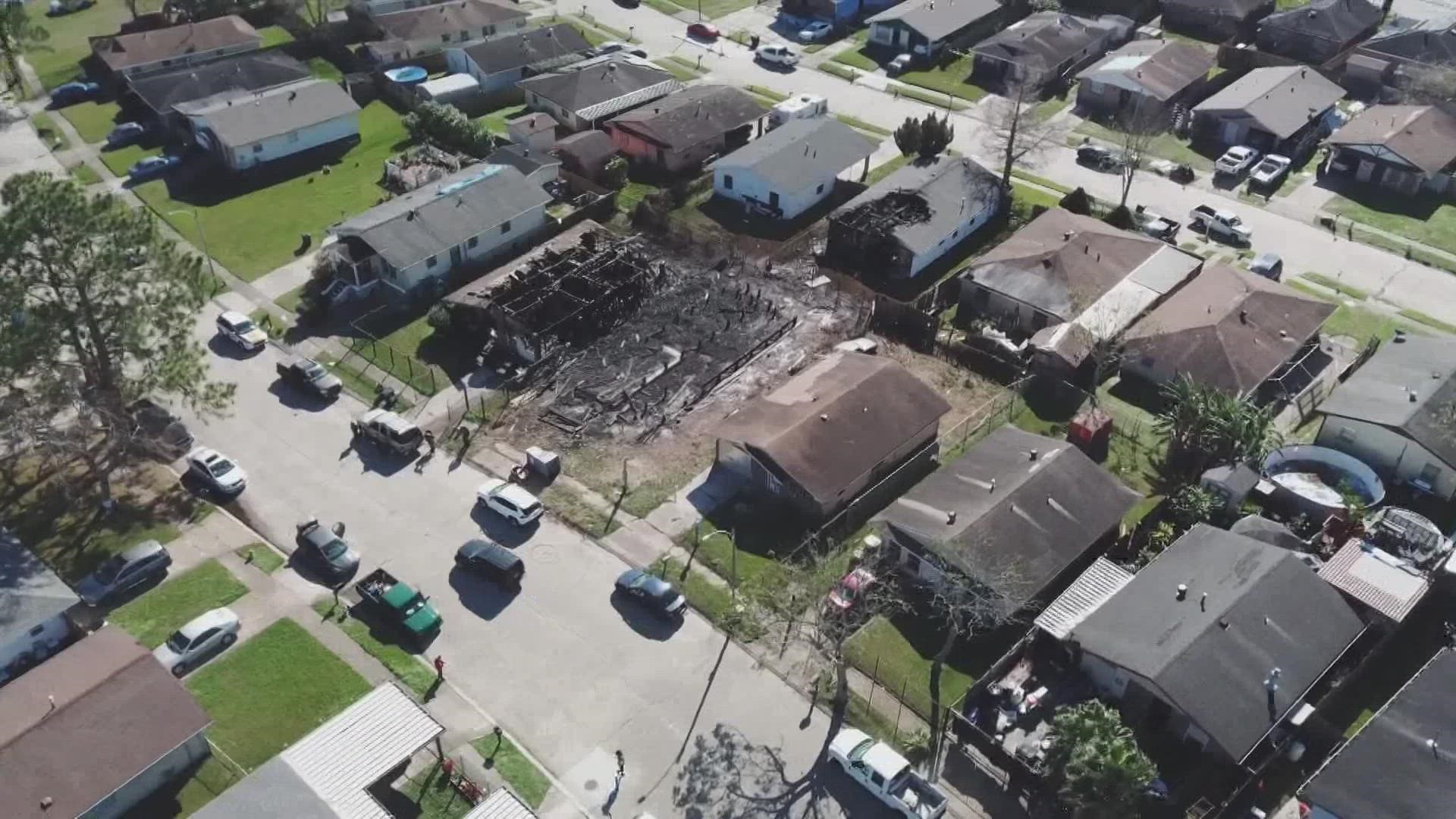 Both the Hale family and Eugene Riddle are left with nothing as the fire destroyed both of their homes.