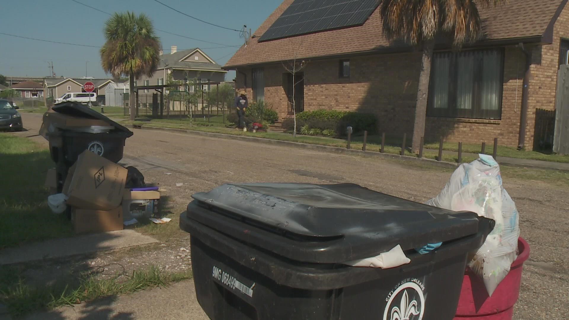 Seventh Ward neighbors hope the change in city garbage contractor will be for the better.