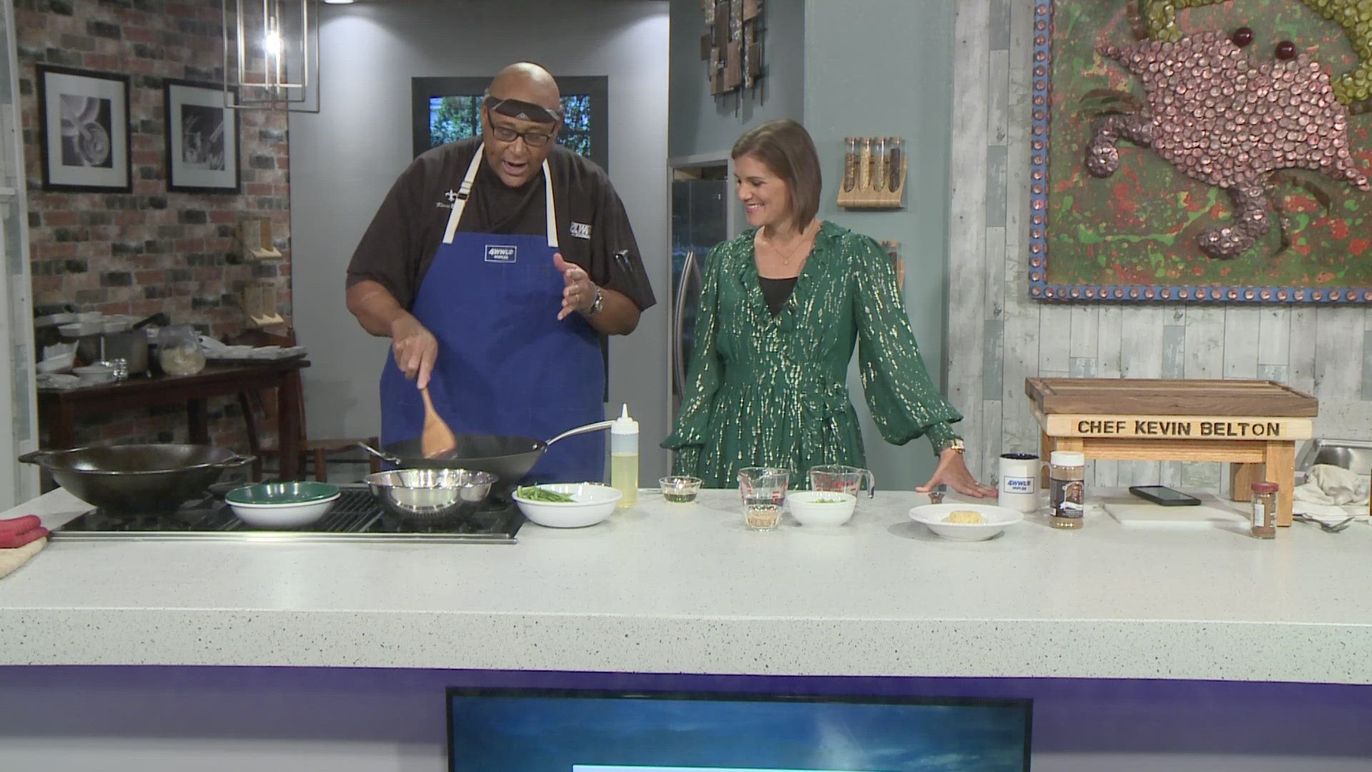 Chef Kevin Belton is in the WWL-TV kitchen cooking up Mongolian Beef.