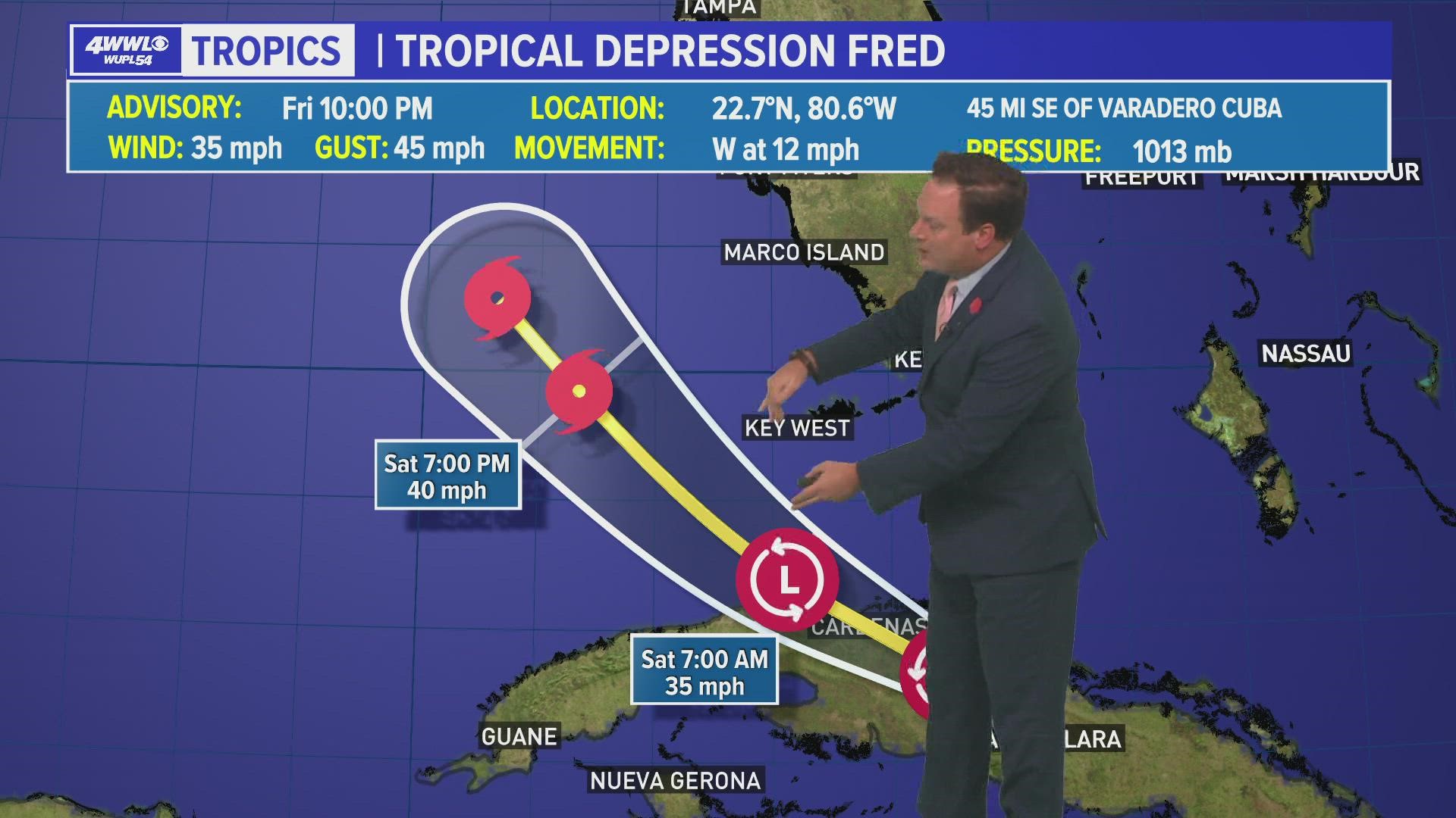 Tropical Depression is slowly disappearing as Tropical Depression 7 follows close behind.