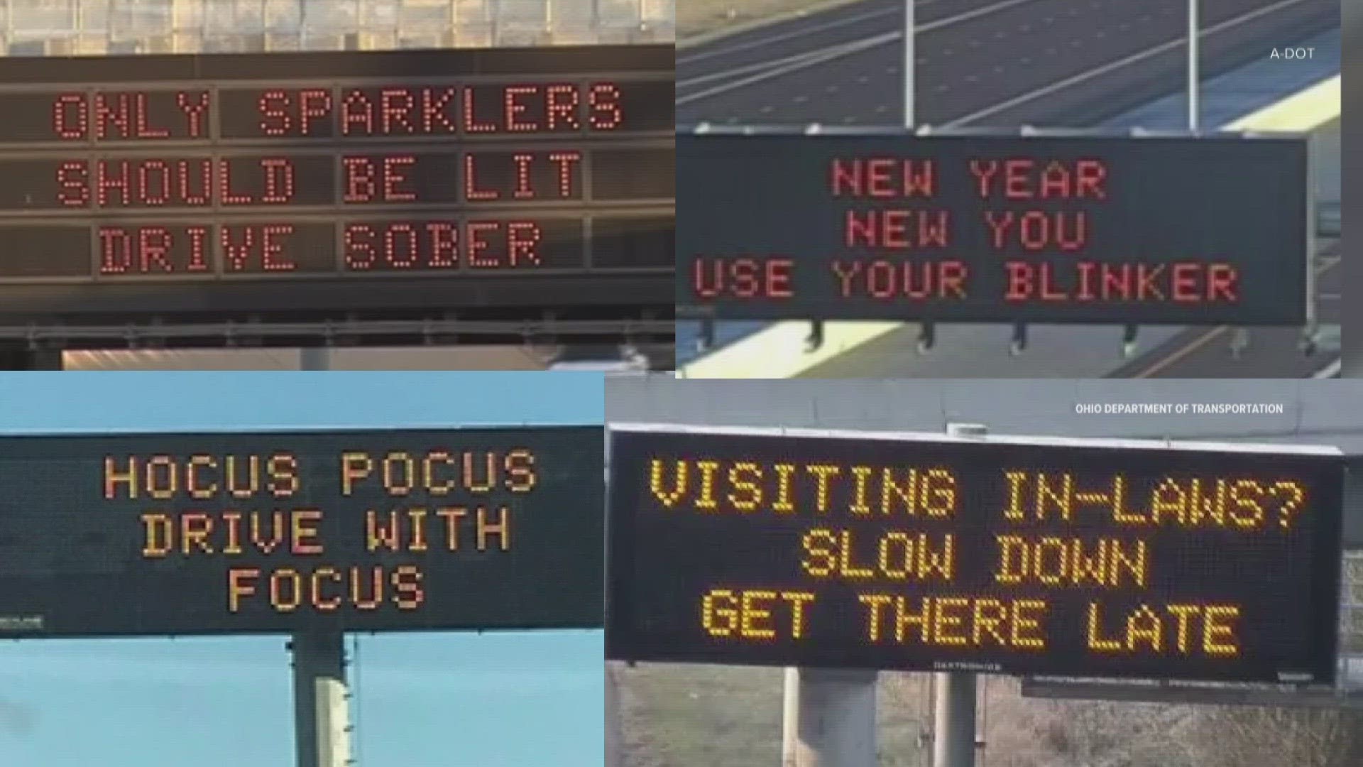 We've all seen them, maybe laughed a bit, and kept driving but those clever messages we sometimes see on digital highway signs across the country are going away.