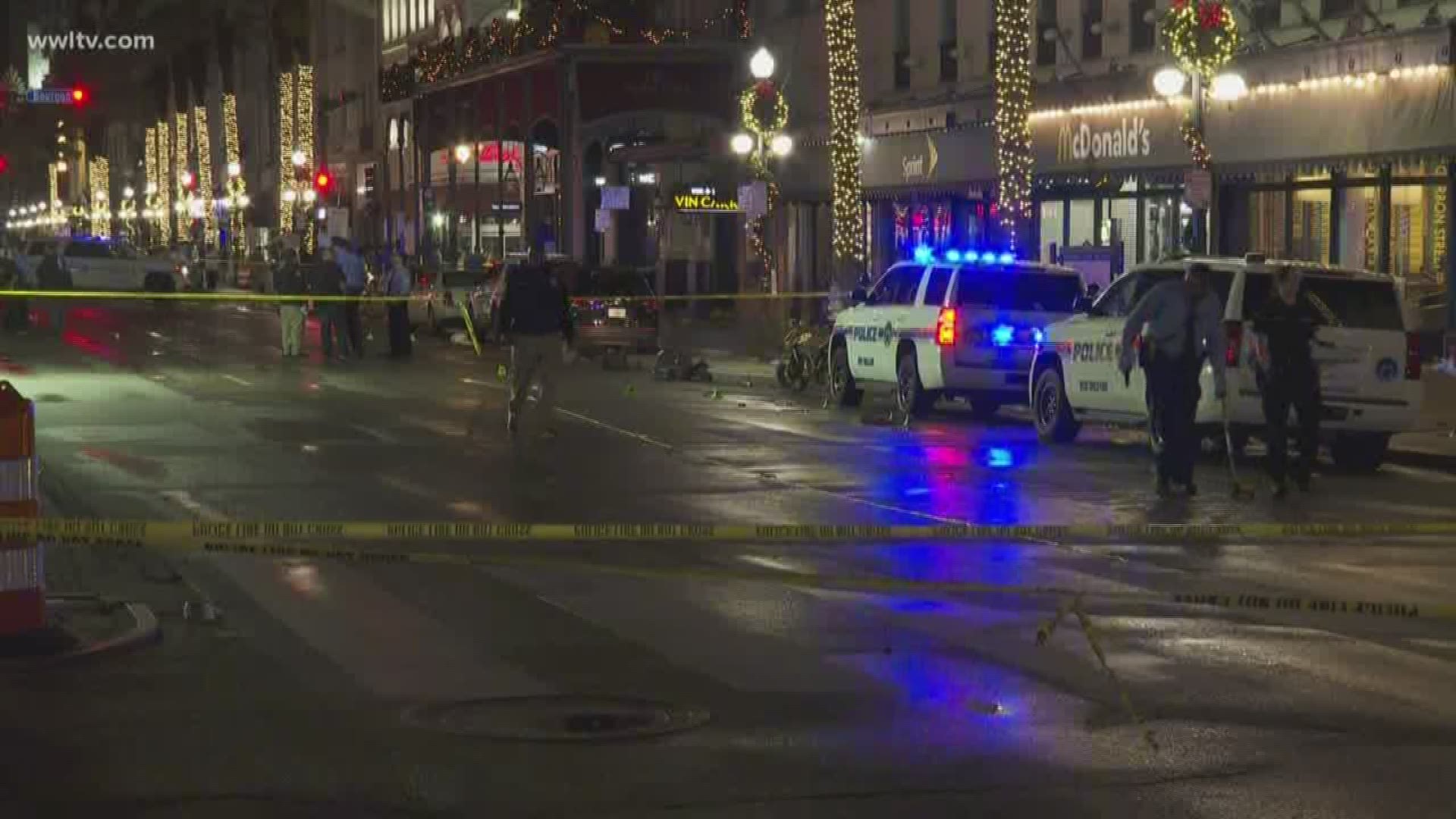 Mass shooting on Canal Street injures 10
