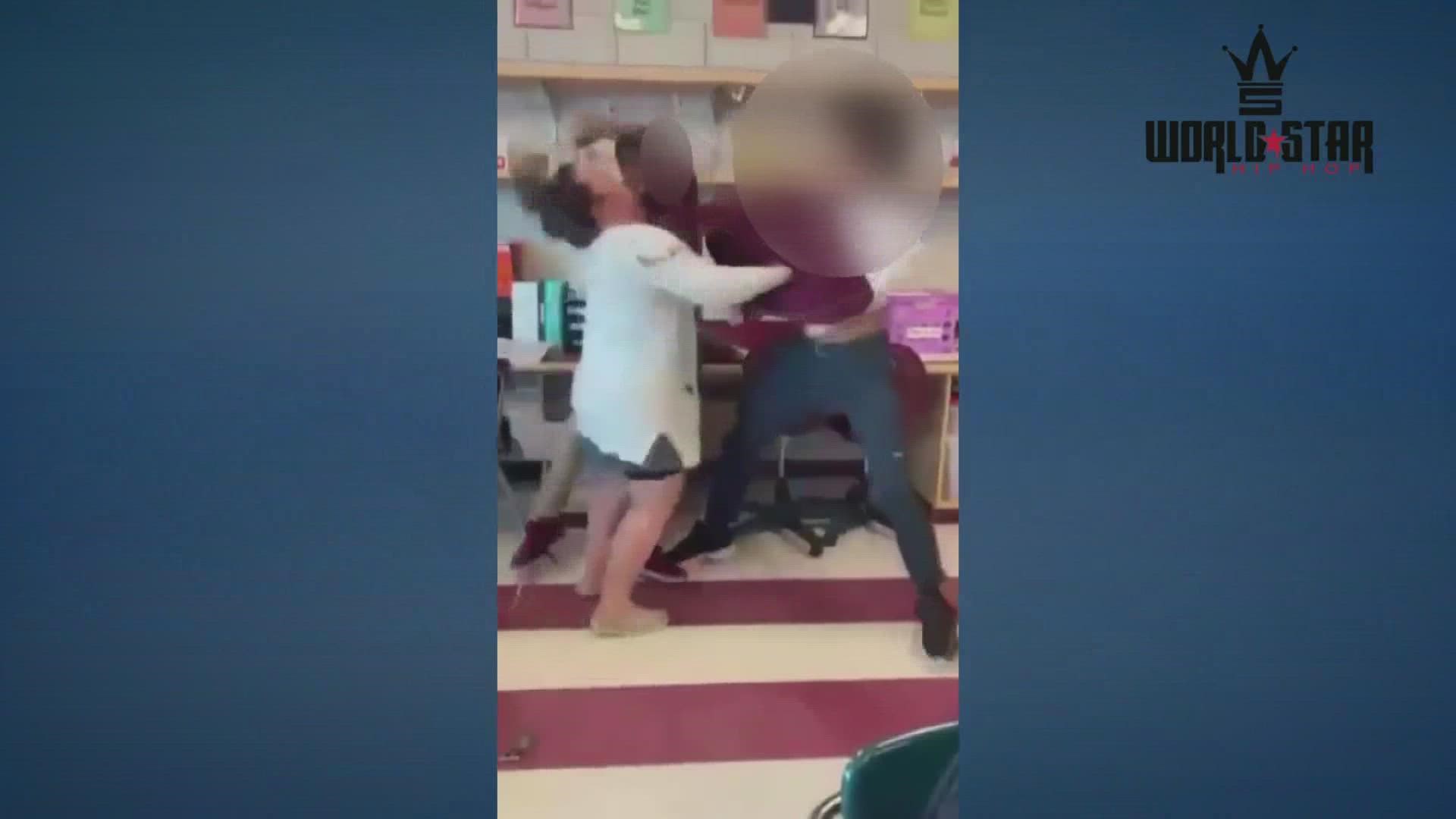 The school said they do not tolerate this kind of behavior from students.