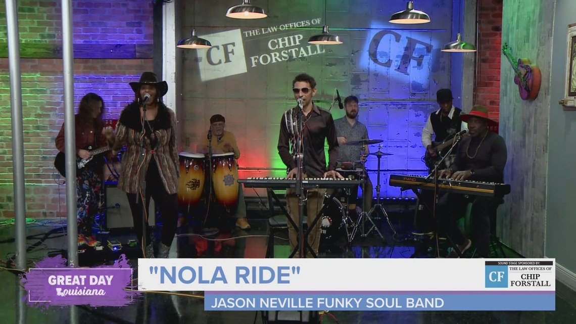 Jason Neville Funky Soul Band Performs 