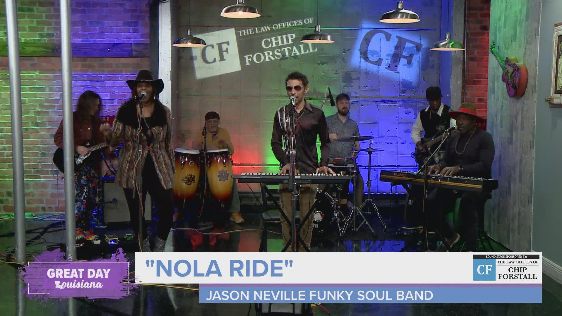 Jason Neville Funky Soul Band Performs 