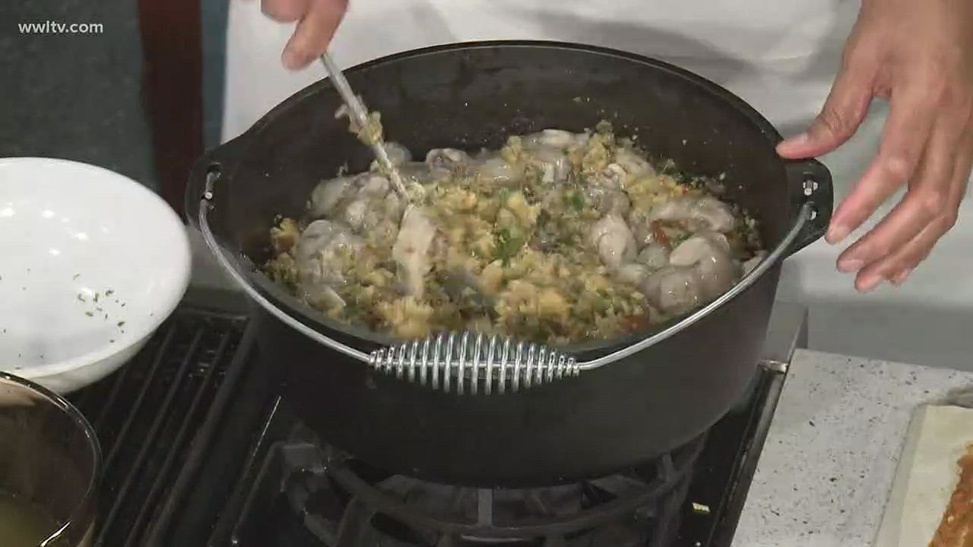 Chef Kevin Belton's Recipes: Mom's Oyster Dressing