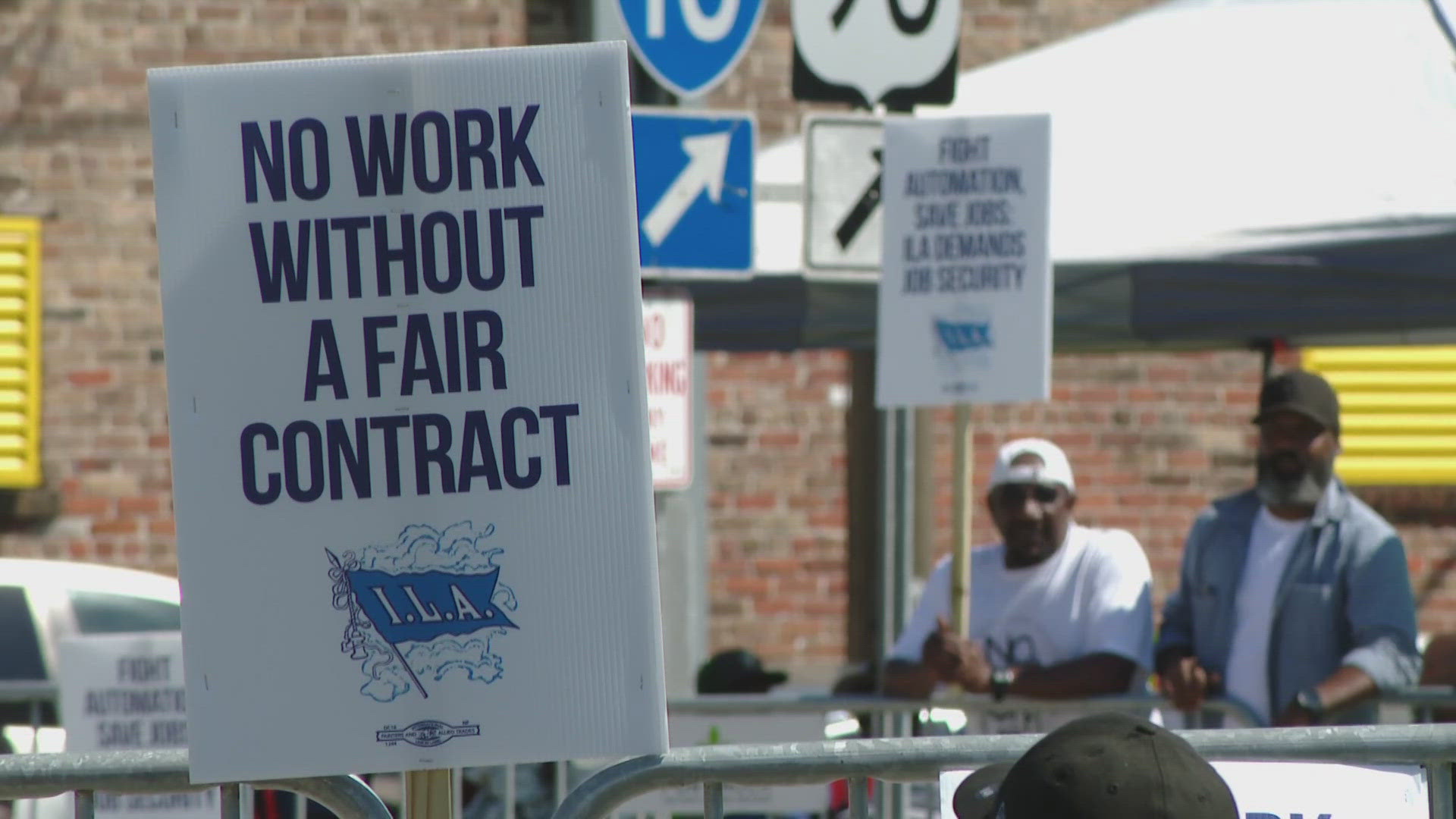 An extended dockworker's strike could rekindle inflation, increase prices for certain goods and cause shortages in the US supply chain. WWL's Paul Murphy reports.