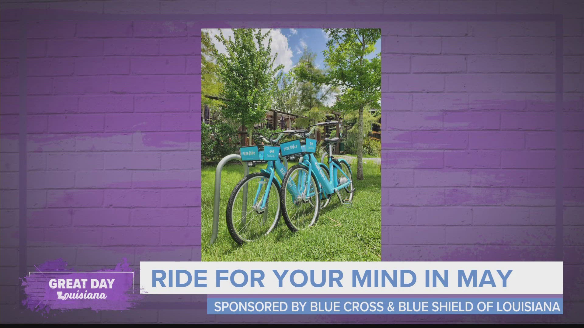 BCBS Louisiana teams up with Blue Krewe to offer a ride for your mind in May.