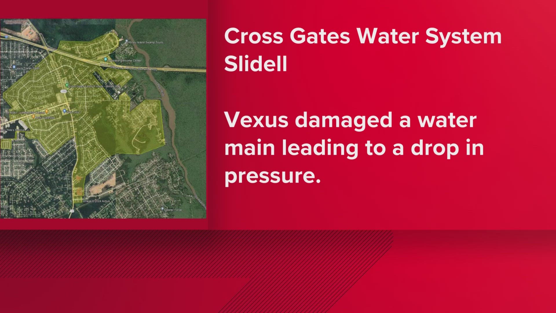 10,000 in Slidell under boil water advisory, after water main hit