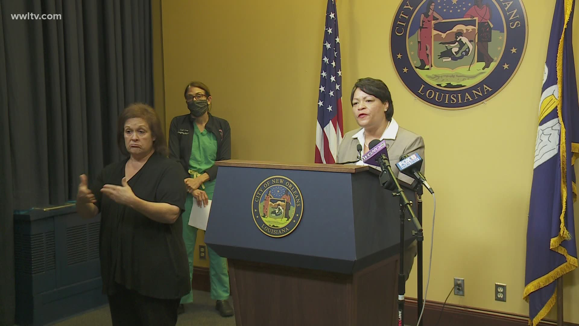 New Orleans Mayor LaToya Cantrell said that if need be, the city would shut down again.
