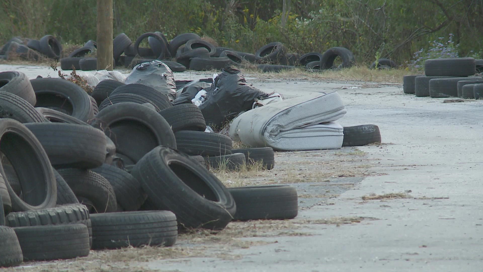 Illegal dumping is continuing across the city, even after DOTD commenced cleanup weeks ago.