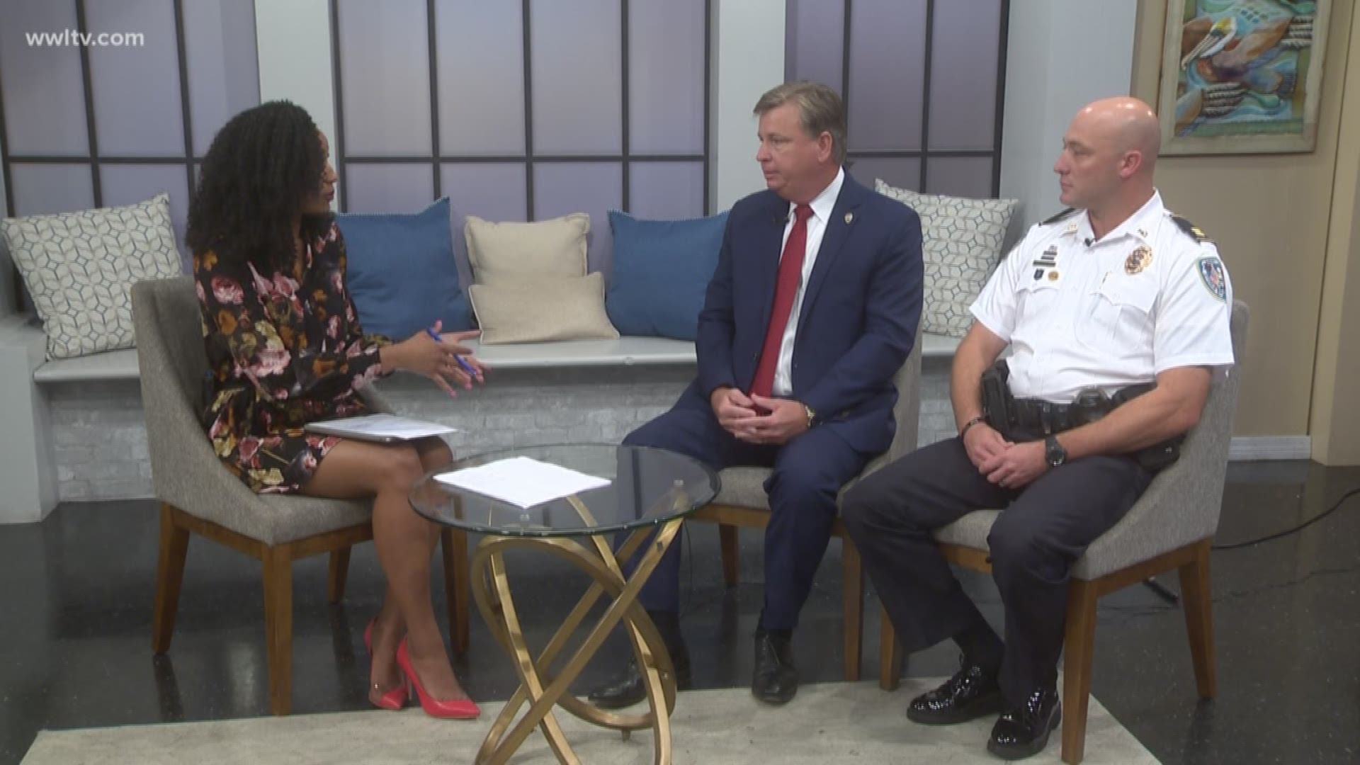 National Night Out Against Crime is October 16th, but Jefferson Parish officials are kicking things off early. Kenner Police Chief Michael Glaser is here with Public Affairs Captain Jason Rivarde from the Jefferson Parish Sheriff's Office with a prievew o