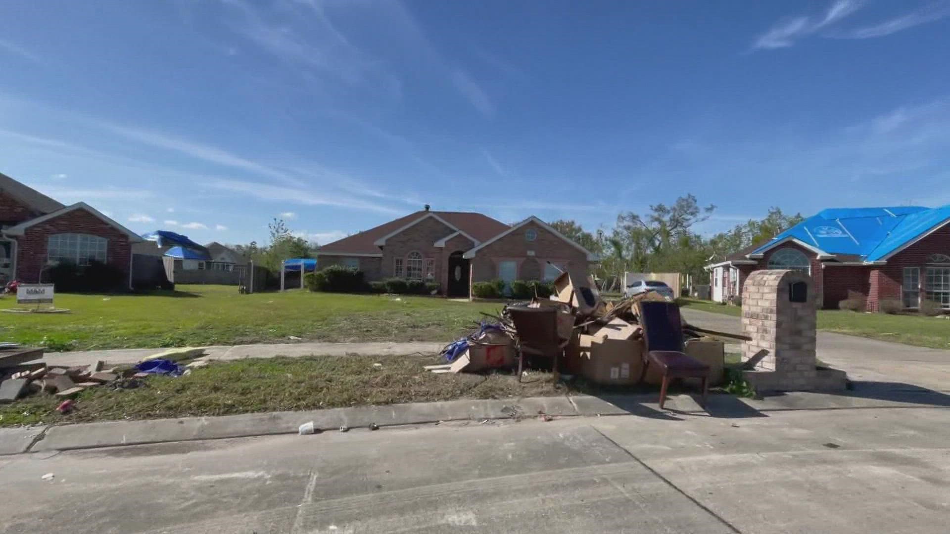 Families affected by Hurricane Ida try to adjust to a new reality this Thanksgiving.