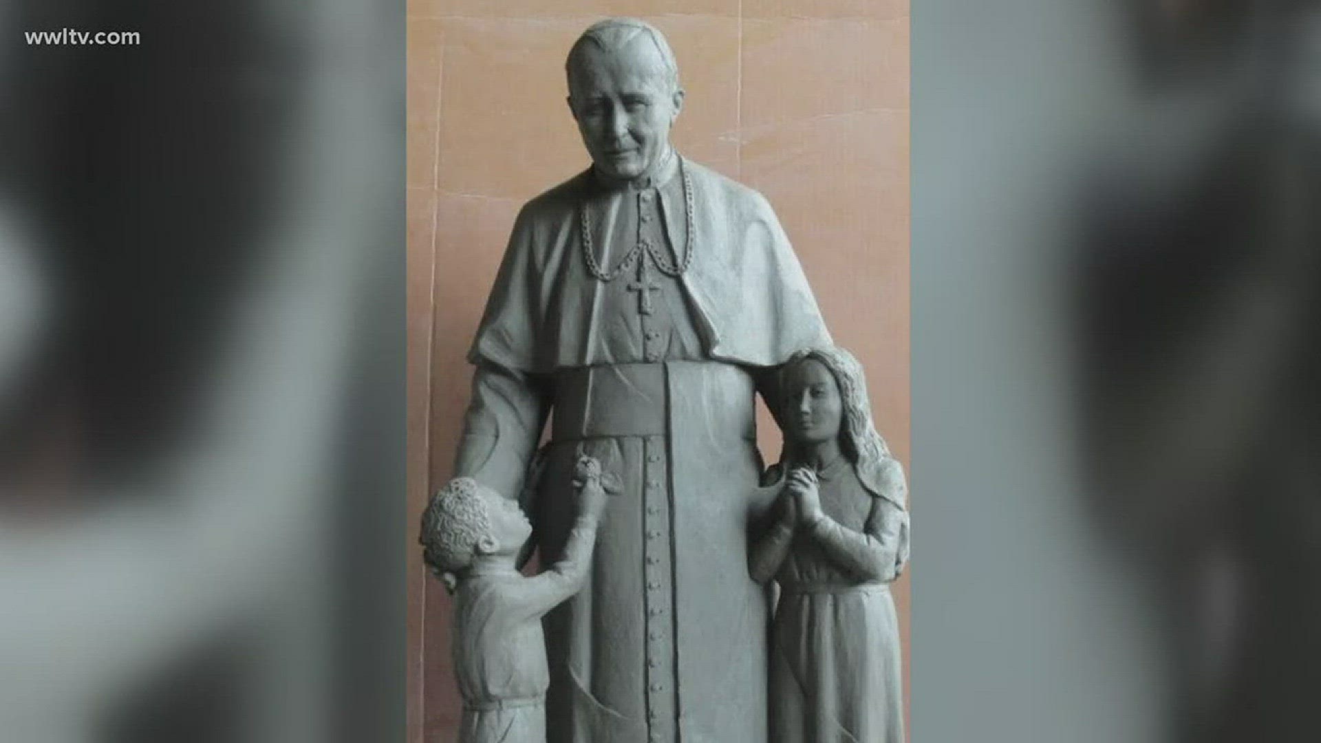 A statue to be installed at St. Louis Cathedral, and blessed by Pope Francis at the Vatican, will honor Pope John Paul II and his 1987 visit to New Orleans.