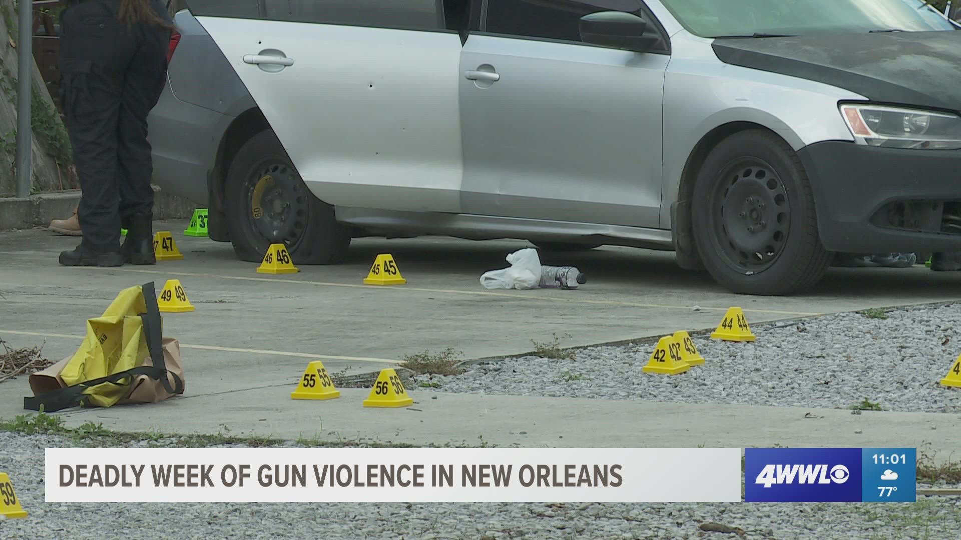Families plead for an end to violence after deadly week of shootings in New Orleans