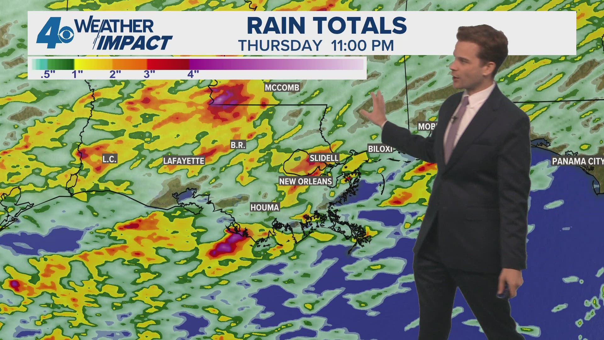 New Orleans Weather: Heavy rain, gusty winds possible Wednesday ...