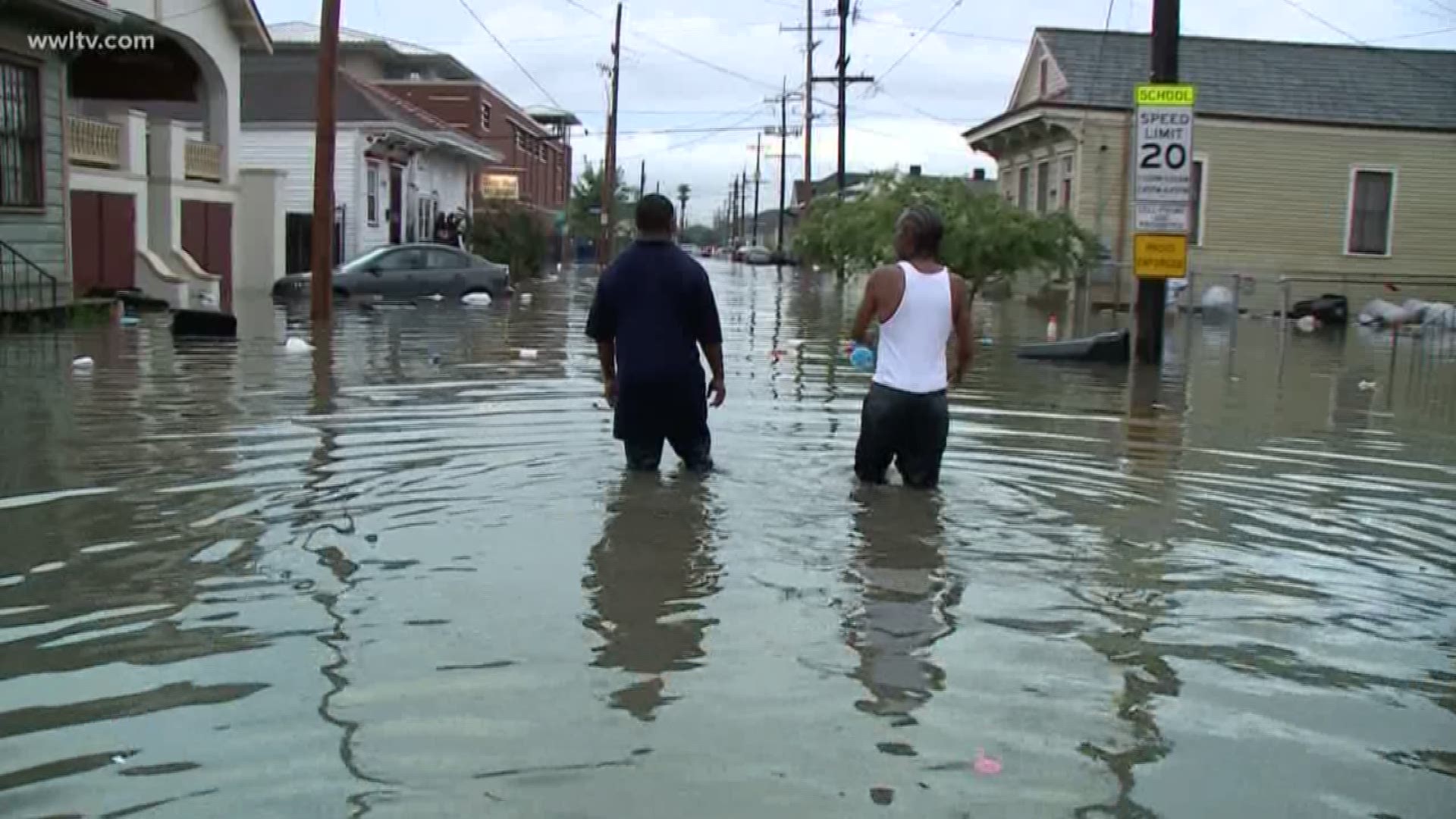 "New Orleans is a bowl. In other words, you're surrounded by water."