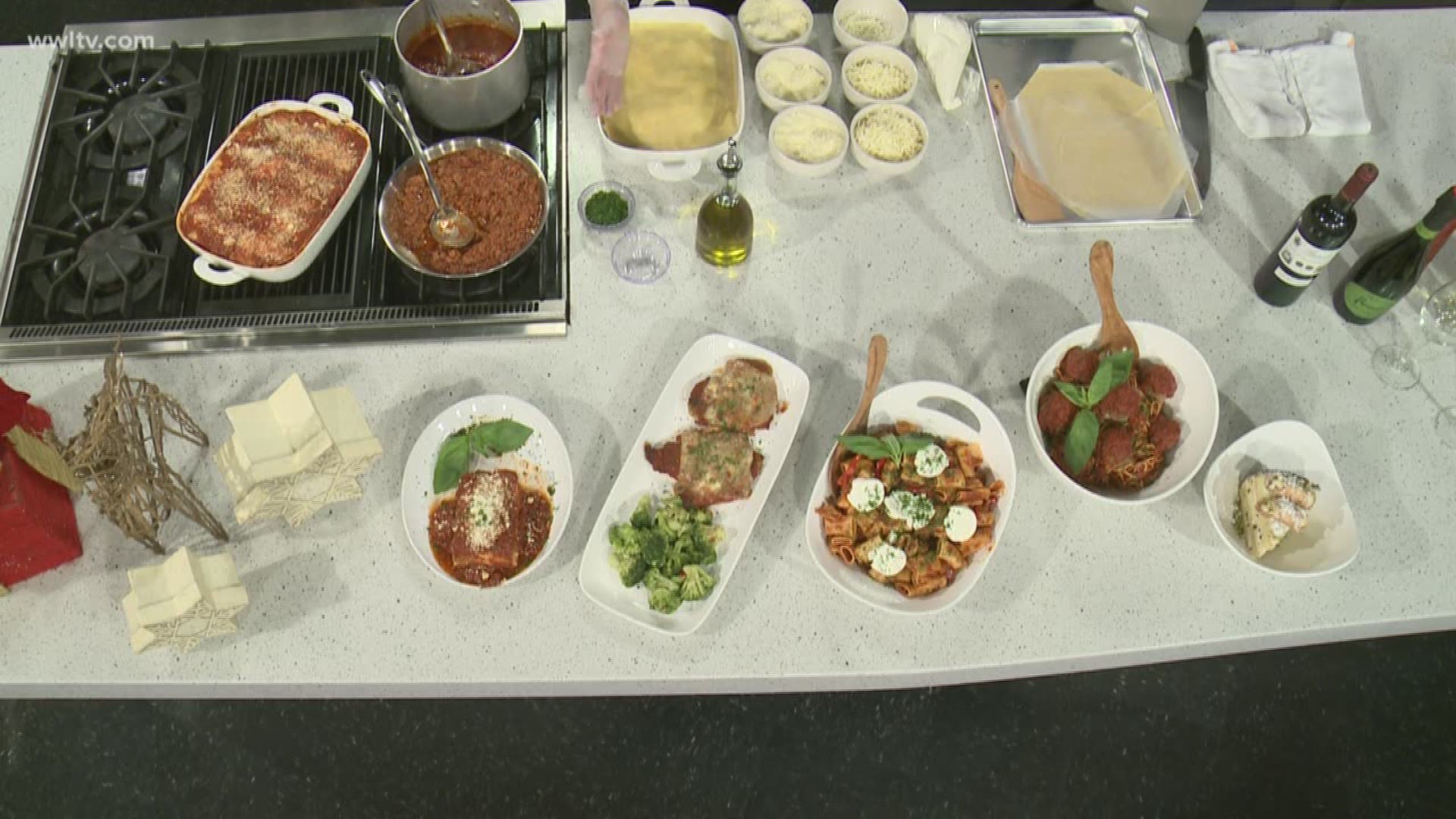 Chef Kyle Barnett with Carrabba's Italian Grill is showing us how to make a delicious holiday Lasagna.