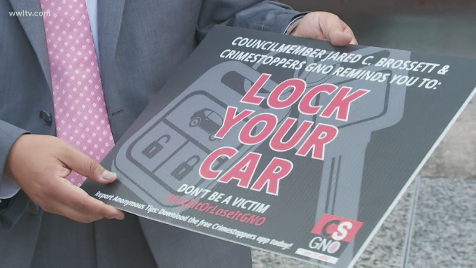 A new campaign spearheaded by one councilmember aims to remind residents to lock their vehicles.