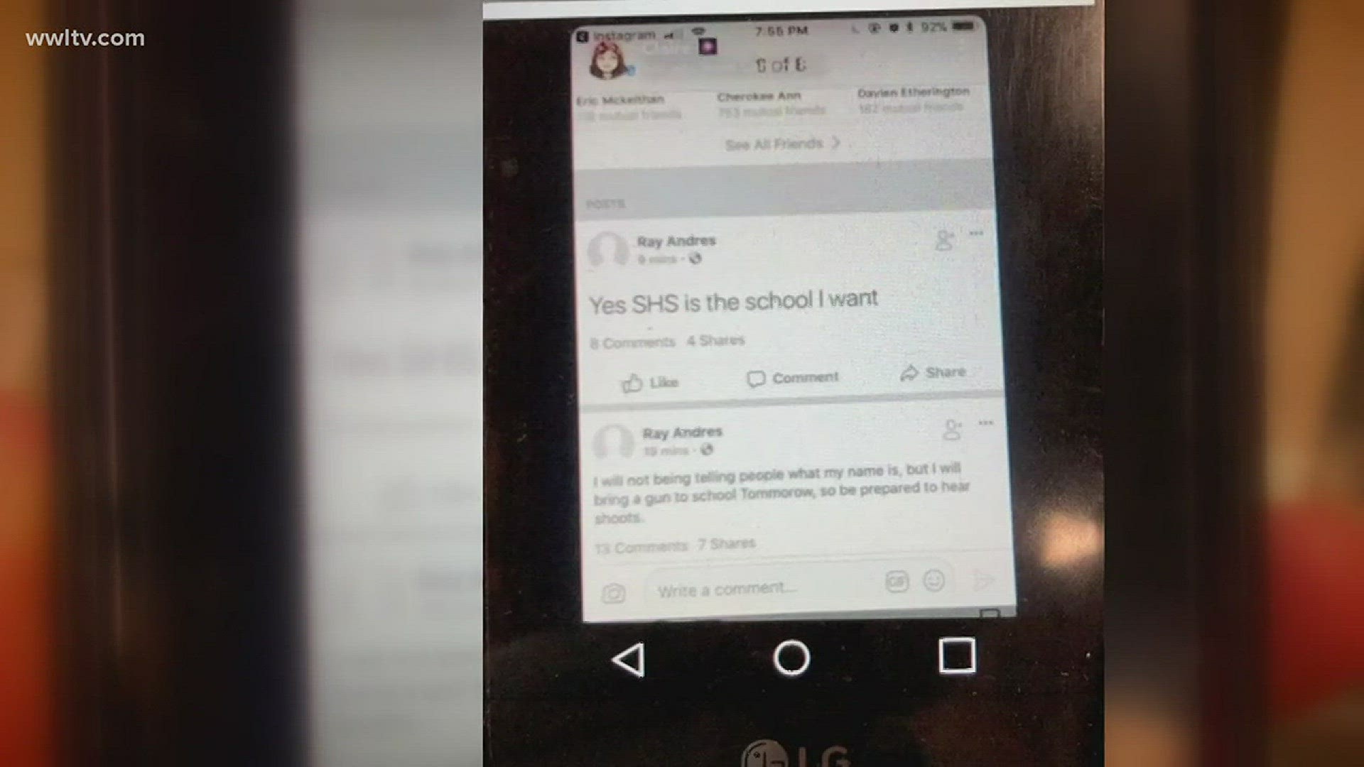 Viral school threat spurs fears of attack at Slidell area high schools