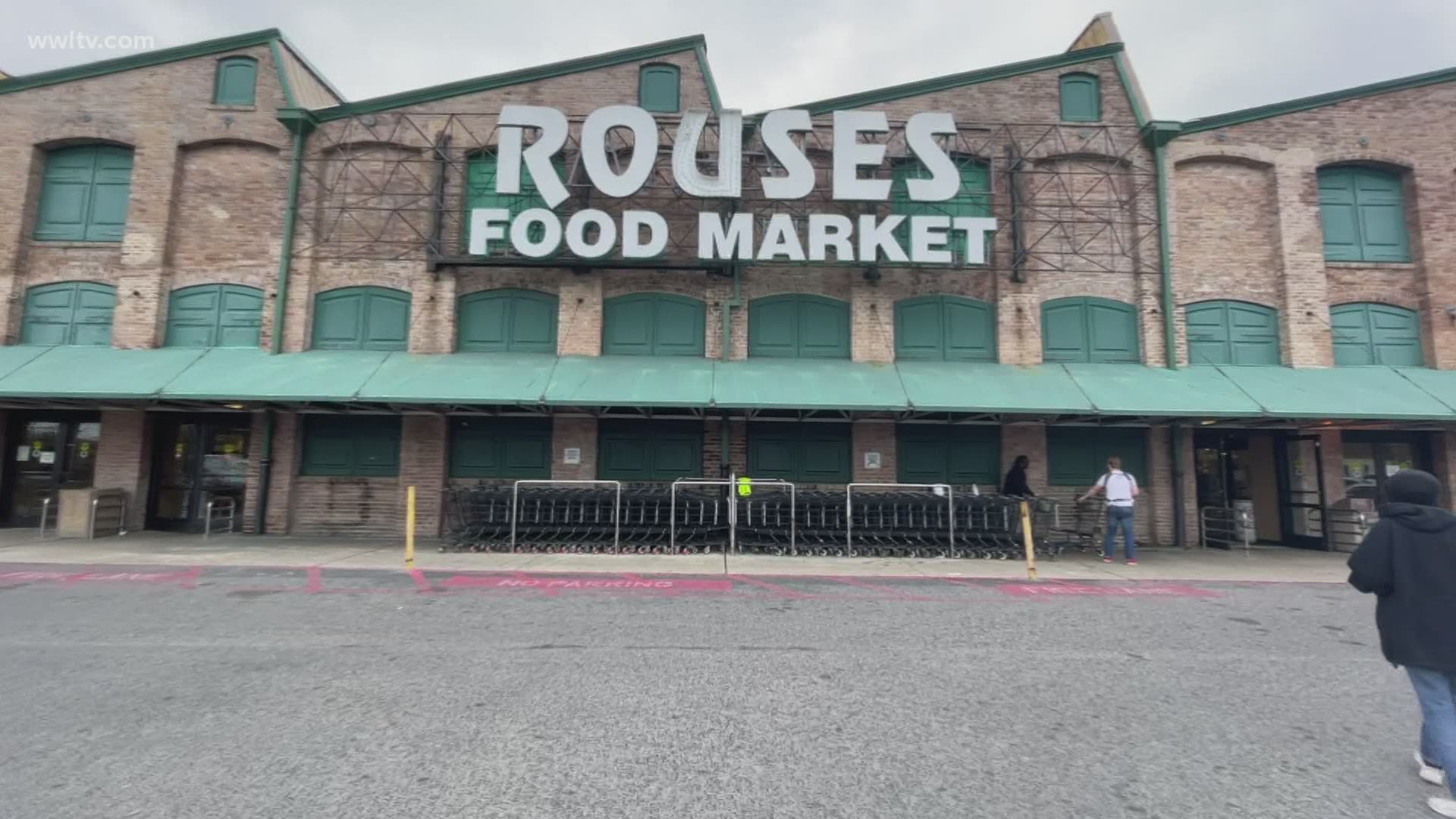The retired owner of Rouses markets was captured at the Trump rally Thursday. Several customers were upset after seeing the post.