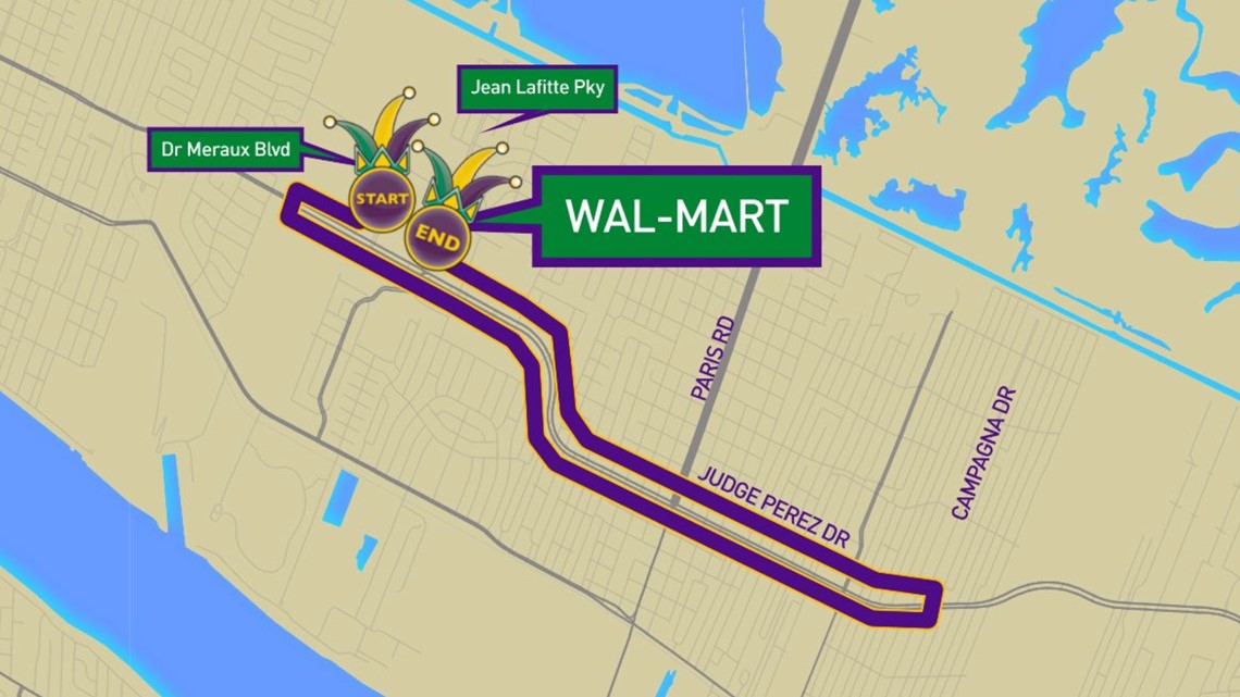 mardi gras parade tracker app