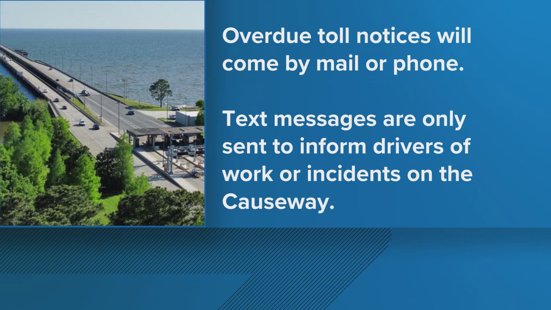 A new scam is making the rounds claiming drivers have overdue toll charges.